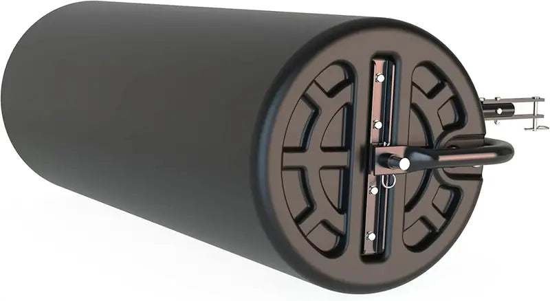 18″ x 48″ Poly Lawn Roller with Steel Frame | 550-Lb Capacity Tow-Behind Drum Roller for Tractors | Includes Water Fill Plug & Drain Cap