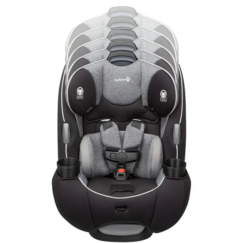 Safety 1st EverFit All-in-One Car Seat, 3-in-1 Design, Eclipse Black
