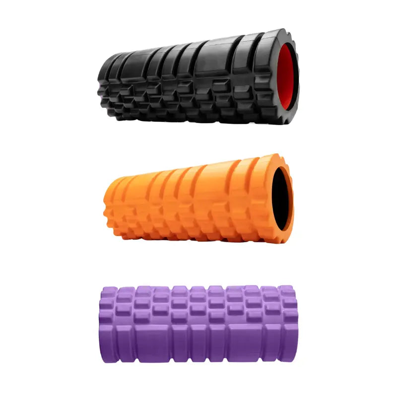 13-Inch Textured Foam Massage Roller for Recovery, Stretching, and Myofascial Release