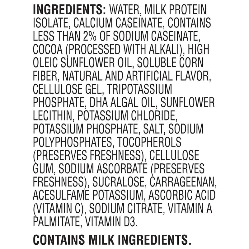 Muscle Milk Genuine Chocolate Protein Shake 11 fl oz Ready-to-Drink Bottle, 18-Pack for Post-Workout Recovery