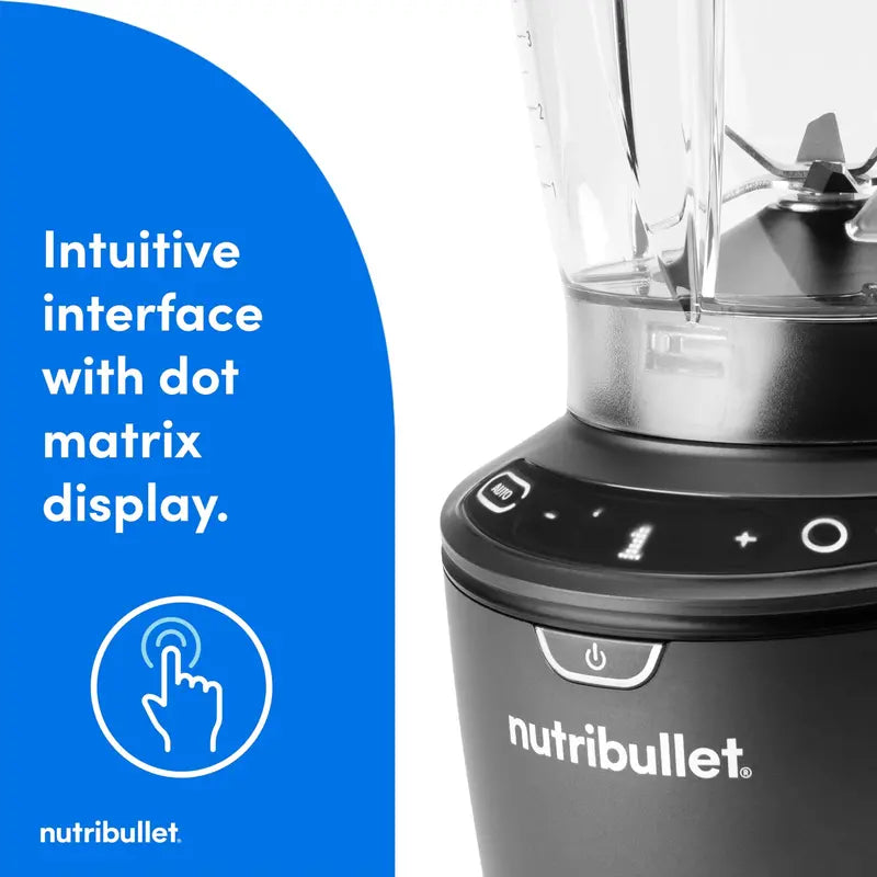 nutribullet SmartSense Blender Combo — 1400W High-Performance System with Intelligent Program Recognition
