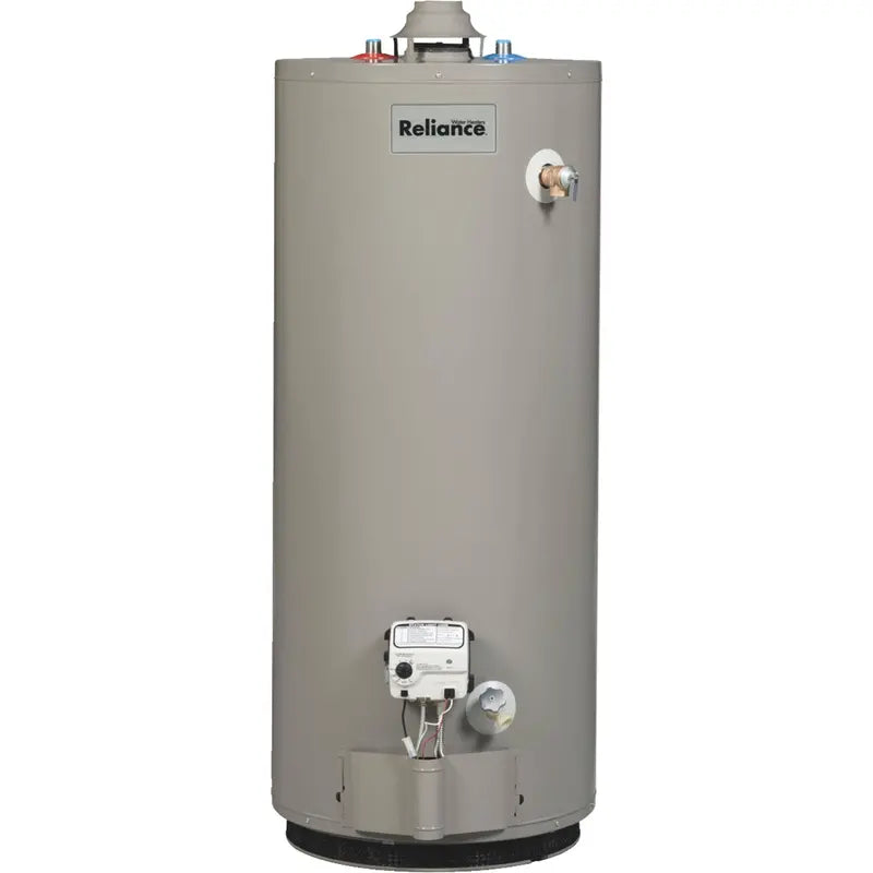 Reliance 40-Gallon LP Gas Water Heater Eco-Friendly Insulation, Green Choice Burner Technology