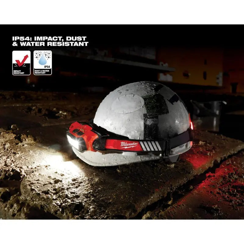600 Lumens REDLITHIUM USB 360-Degree Visibility Hard Hat Headlamp with USB Charger & Power Kit