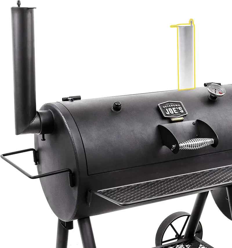 Longhorn Reverse-Flow Offset Smoker for Authentic BBQ Flavor