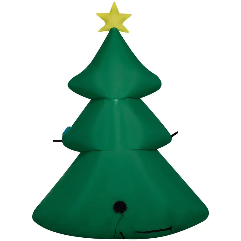 4ft Airblown Christmas Tree with LED Lights for Indoor/Outdoor Decor