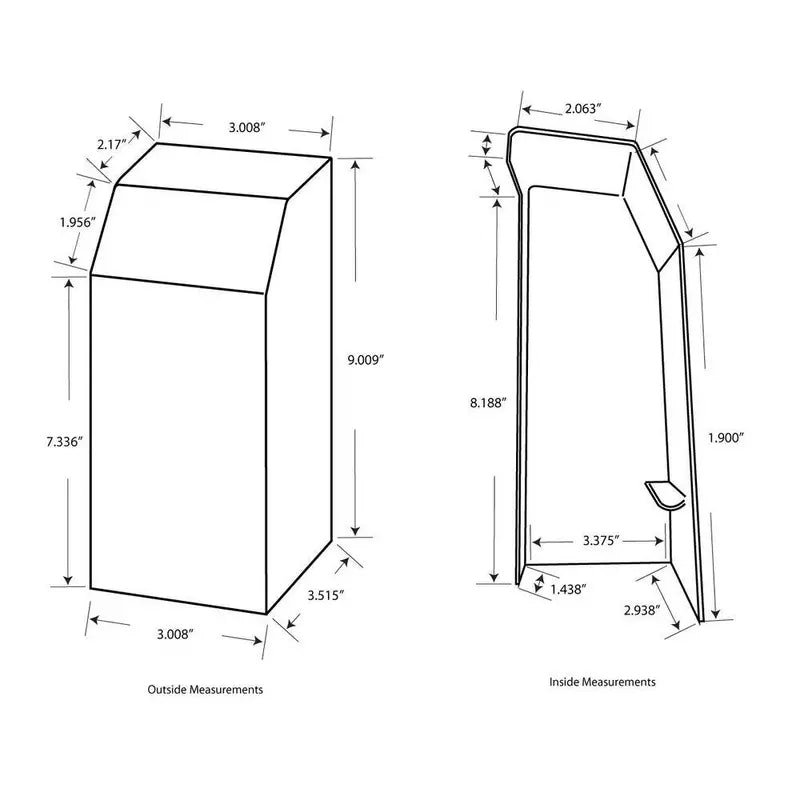 NeatHeat 8009 Tall Series Left EndWall Cap Hot Water Hydronic Baseboard Cover (Not for Electric Baseboard) LEC 8009