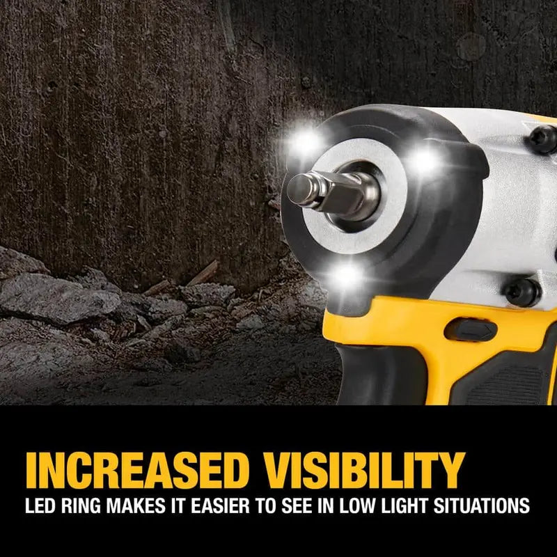 DEWALT ATOMIC 20V MAX Cordless Brushless 3/8 in. Impact Wrench (Tool Only) DCF923B