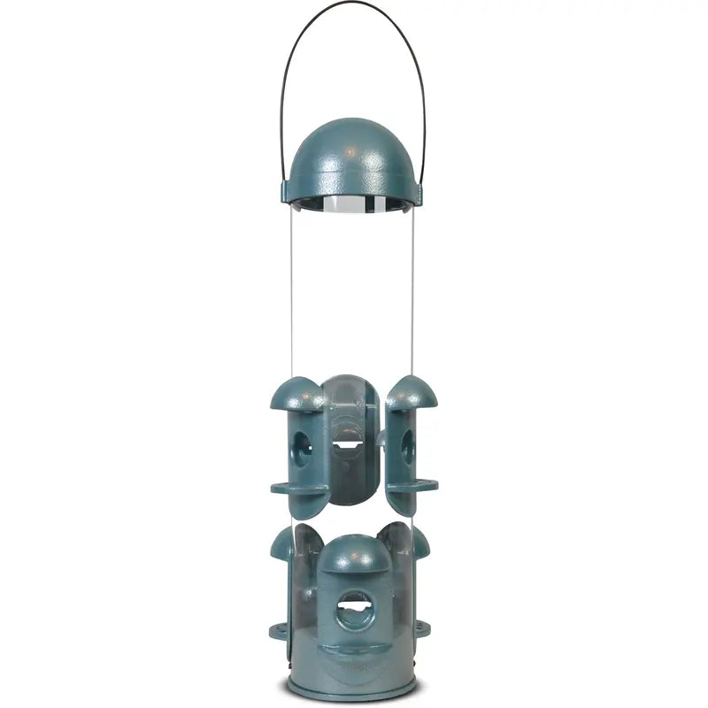 Pennington Squirrel-Resistant Metal Wild Bird Feeder, 4 lbs Seed Capacity