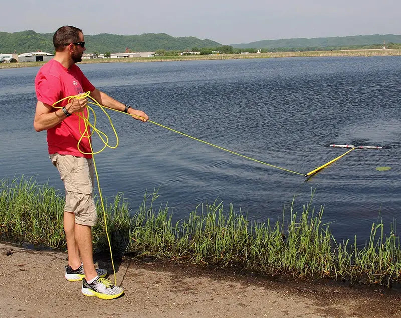 Jenlis WRZRK18 Collapsible Aluminum Lake & Landscape Weed Rake 102 x 7 x 5 x 36 in.