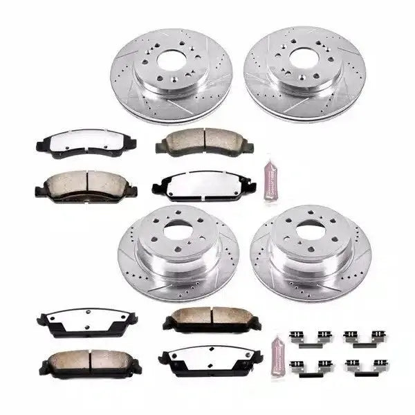 Power Stop Z36 Heavy-Duty Brake Kit Performance Braking System for Trucks, Tow Vehicles, and SUVs