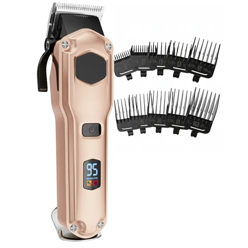 Heavy-Duty Pet Clipper with Stainless Steel Blade for Dense or Double Coats