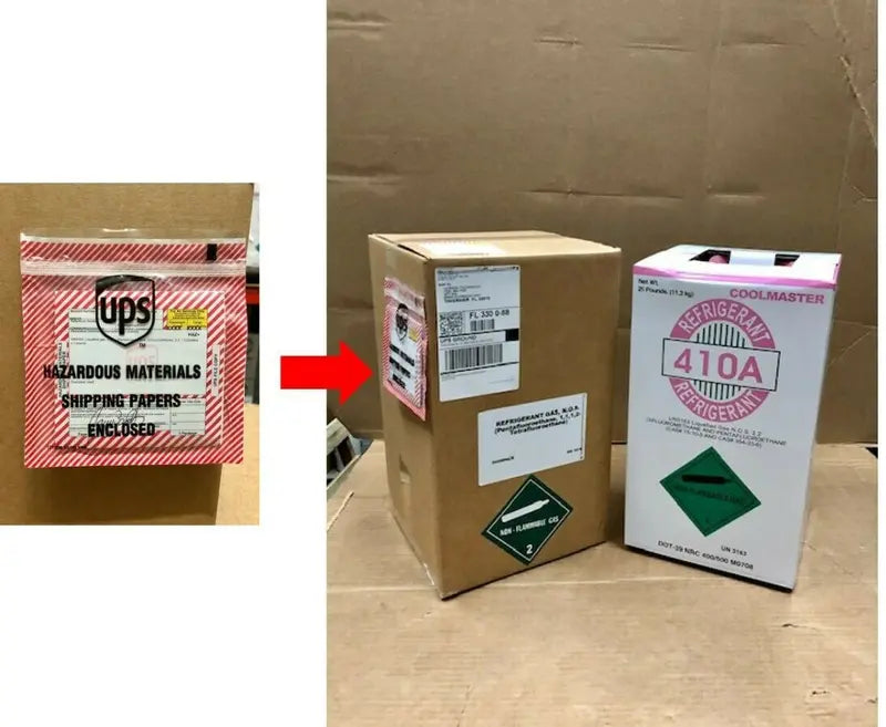 New Factory-Sealed 25-LB R410A Refrigerant Cylinder