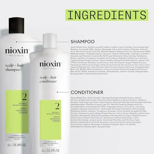 Cleanser Shampoo & Scalp Therapy Conditioner 33.8 oz Pumps (System 2)