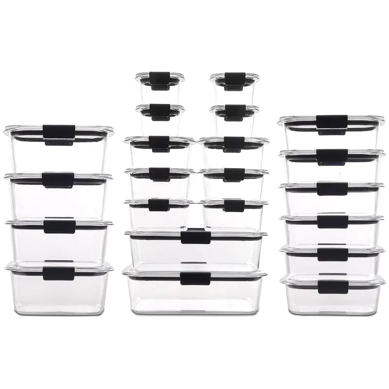 Airtight Meal Prep Containers with Secure Lids for Fresh Food Storage