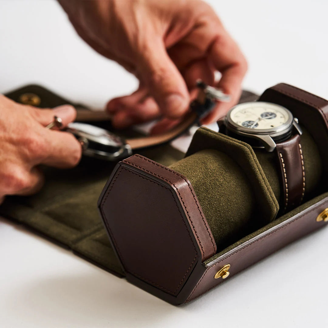 Double Watch Roll - Brown