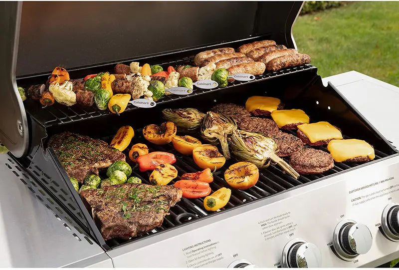 Cuisinart CGG-8500 Five-Burner Propane Gas Grill with Side Burner and Heavy-Duty Construction