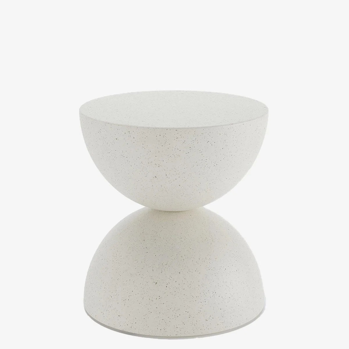 Table d'appoint ronde design en magn sie, gris mouchet Bergamote