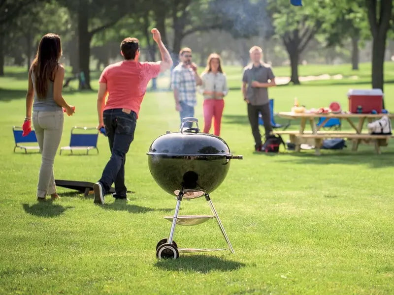 22-Inch Portable Charcoal Grill — Compact Outdoor Cooking Solution
