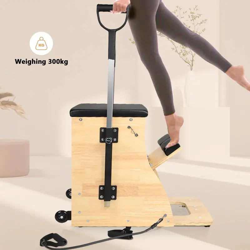 ARKANTOS Standard Pilates Chair Durable, Space-Efficient Home Fitness Equipment with Adjustable Resistance