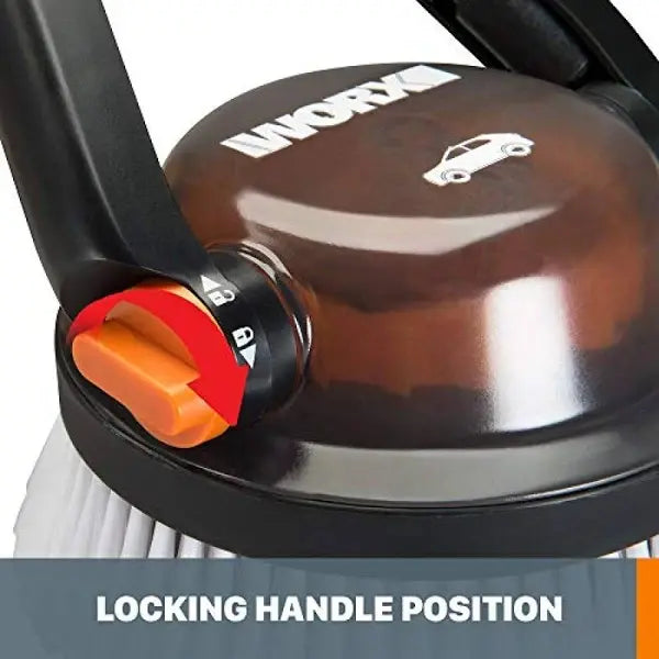 Worx Hydroshot Adjustable Automotive Scrubber with Quick Snap Connection (Soft Bristles) WA1820