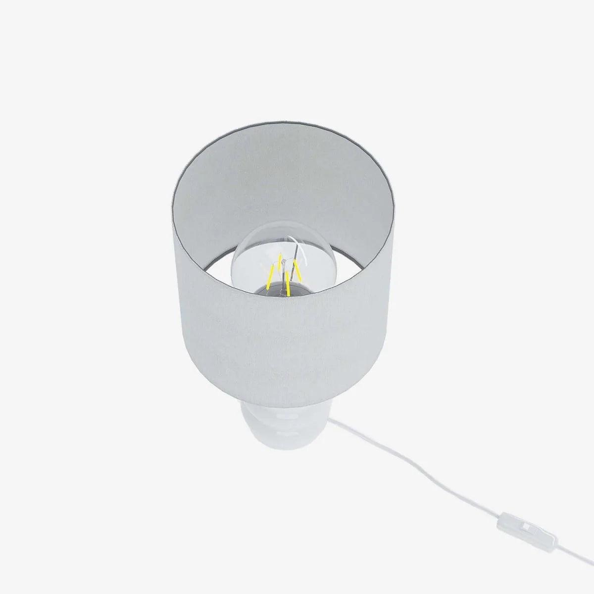 Lampe poser en c ramique et tissu Montaigne
