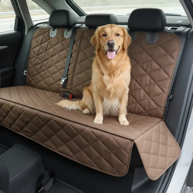 Durable Rear Bench Seat Protector for Pets 600D Polyester, 53 x 47 Inches