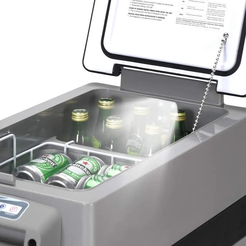 44-Quart 12V/24V Portable Vehicle Refrigerator-Freezer Compact Car Cooler