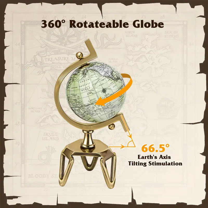 Educational World Globe 5″, 8″, or 10″ Diameter Desktop Geography Model