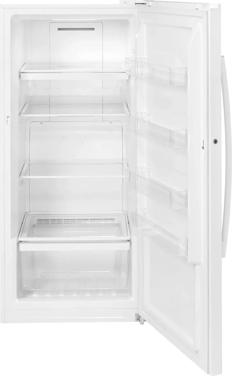 GE 14.1 Cu. Ft. Frost-Free Upright Freezer White Finish (FUF14DLRWW)