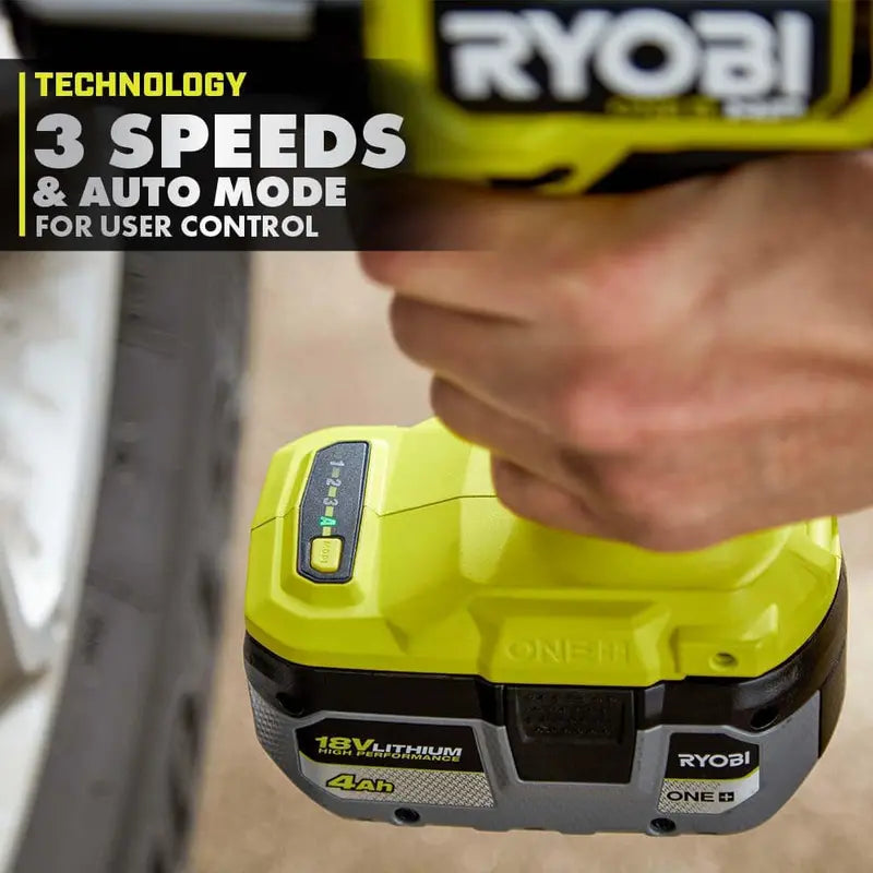RYOBI ONE+ HP 18V Brushless Cordless 4-Mode 1/2 in. High Torque Impact Wrench (Tool Only) PBLIW01B