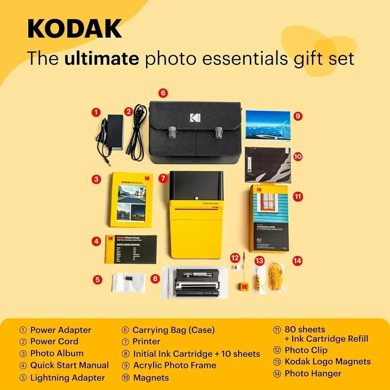 KODAK Dock ERA Plus Instant Photo Printer 4PASS 4×6 Thermal Printer with Easy Mobile Printing