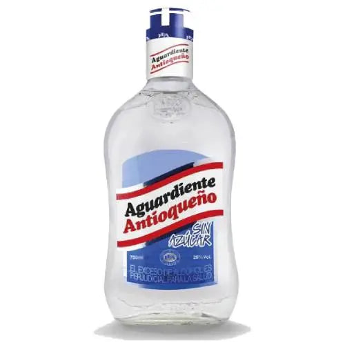 Antioqueno Sugar-Free Aguardiente 750ml Colombian Spirit