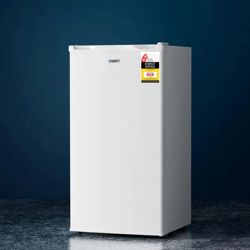 Devanti 81-Liter Upright Freezer in White