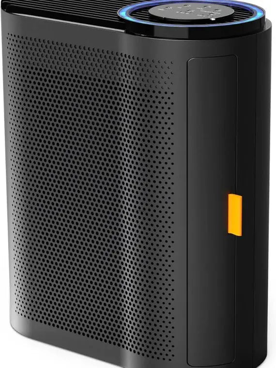 MK04 Air Purifier for Large Rooms, 1095 Sq Ft Coverage, HEPA Filter, Air Quality Sensors, Auto Function, White