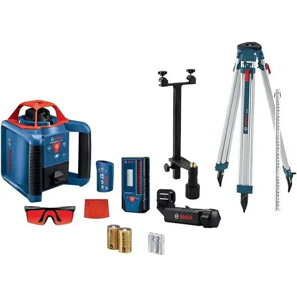 Bosch GRL900-20HVK Rotary Laser Level Kit Self-Leveling with Heavy-Duty Case