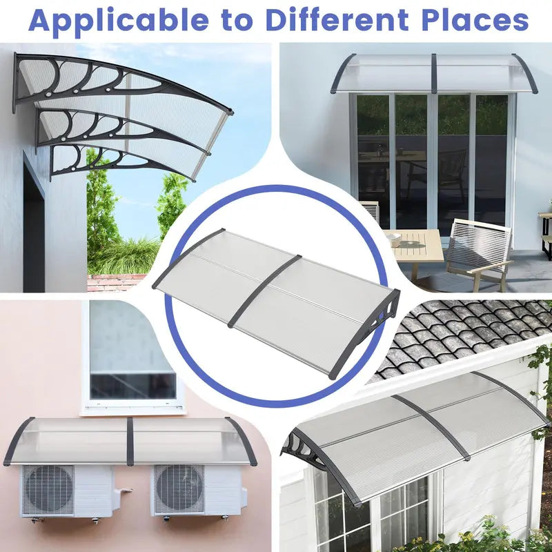 Weather-Resistant Door and Window Awning UV, Rain, and Snow Protection for Residential Use