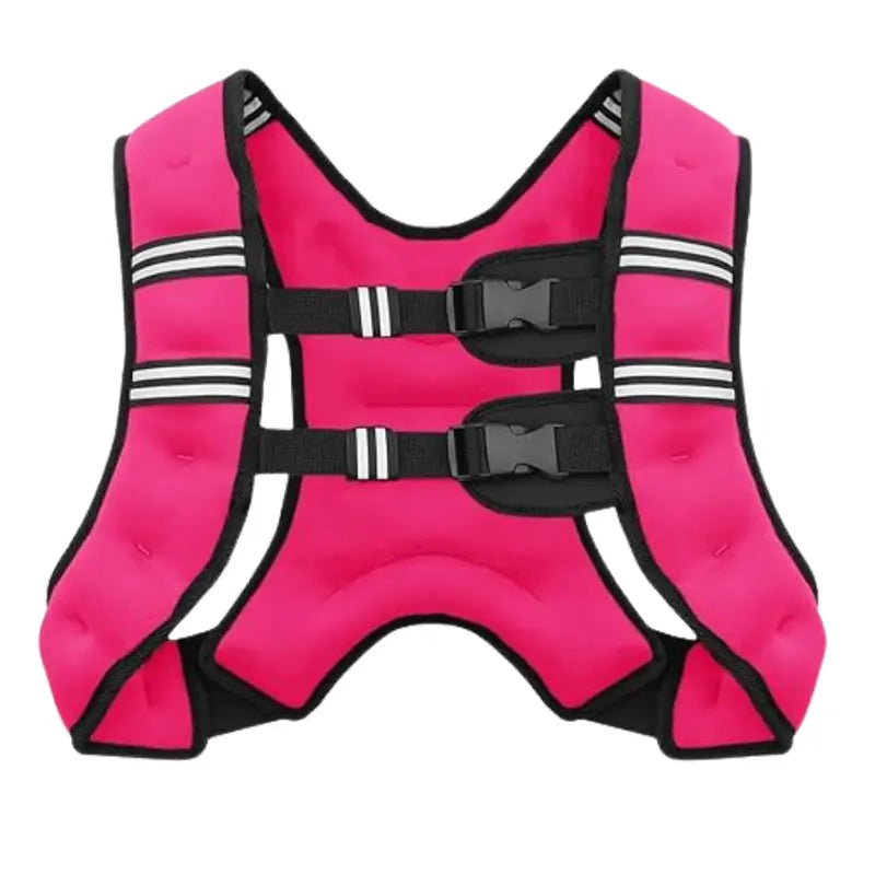 Reflective Adjustable Weighted Vest for Fitness Training and Functional Conditioning