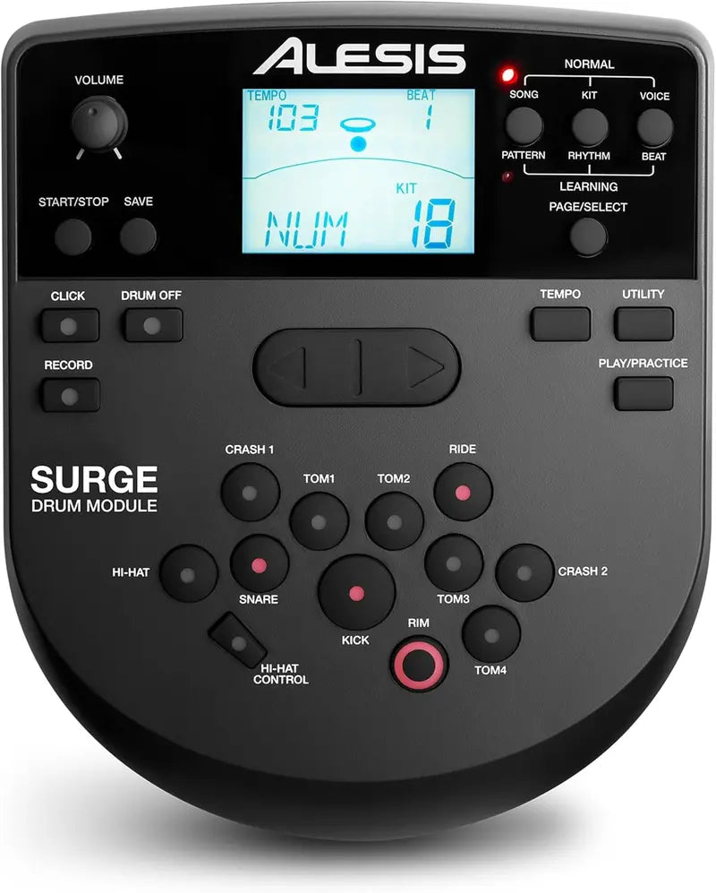 Alesis Command Mesh SE Drum Kit Professional-Grade Electric Drum Set with USB MIDI and 600 Sounds