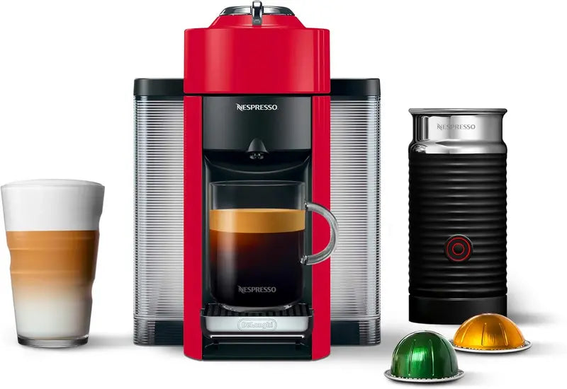 De’Longhi Nespresso Vertuo Coffee & Espresso System Smart Capsule Recognition, Rich Crema, and Versatile Brew Sizes