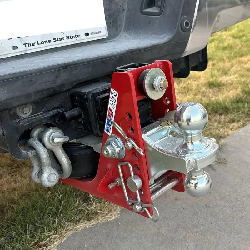Air Hitch Dual-Ball Mount Supports 2″ & 2-5/16″ Couplers, Rated for 12,000 lbs