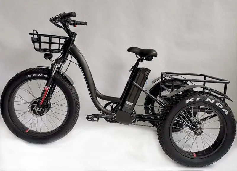 BAFANG All-Terrain Fat Tire E-Trike 750W Motor, 23 mph Top Speed, 55-Mile Range