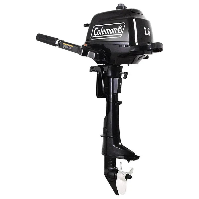 2.6 HP Short-Shaft Outboard Motor Black Marine Propulsion Engine