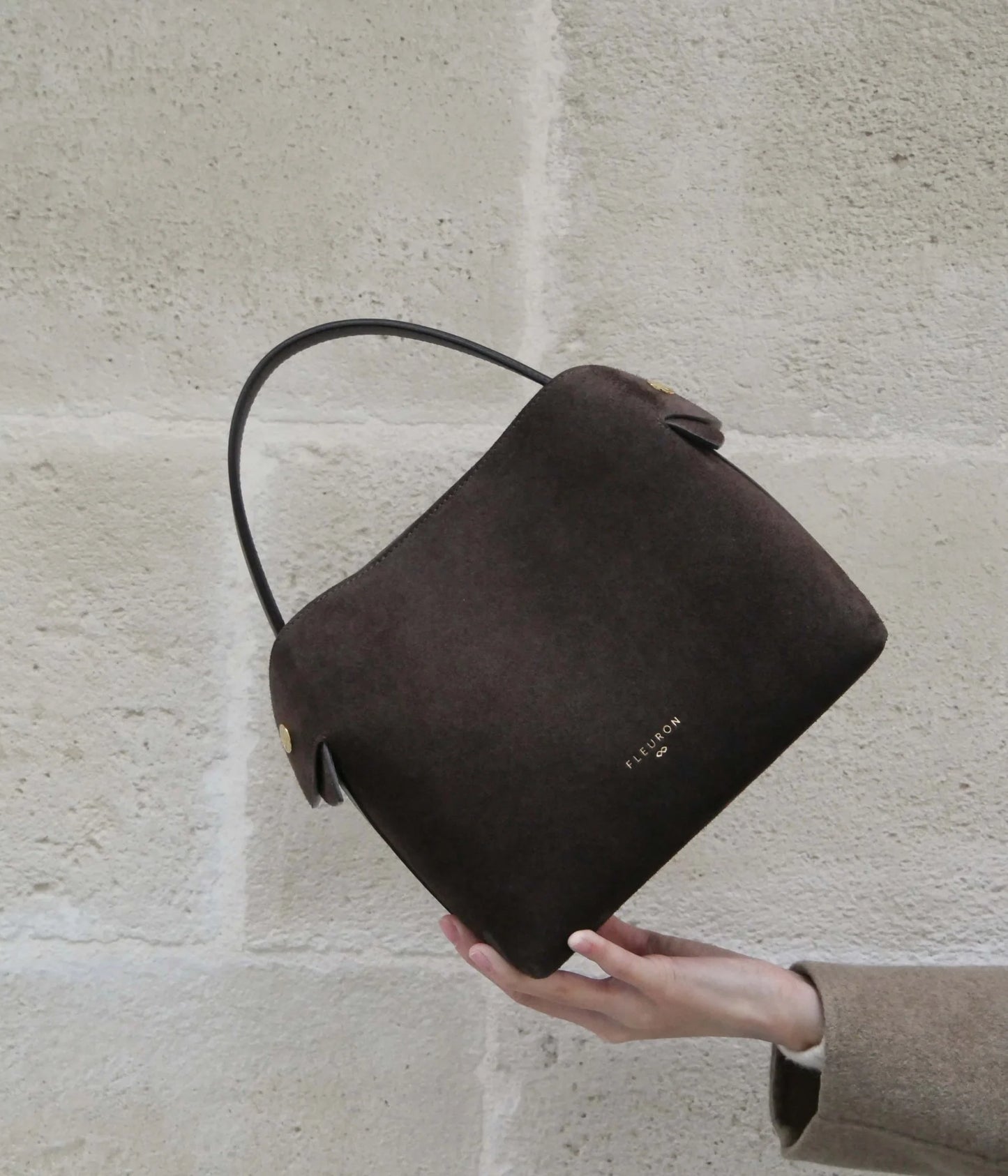 Medium Swann | Suede Moka