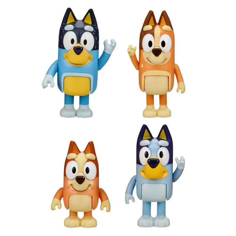 Bluey and Family 4 Pack of 2.5-3