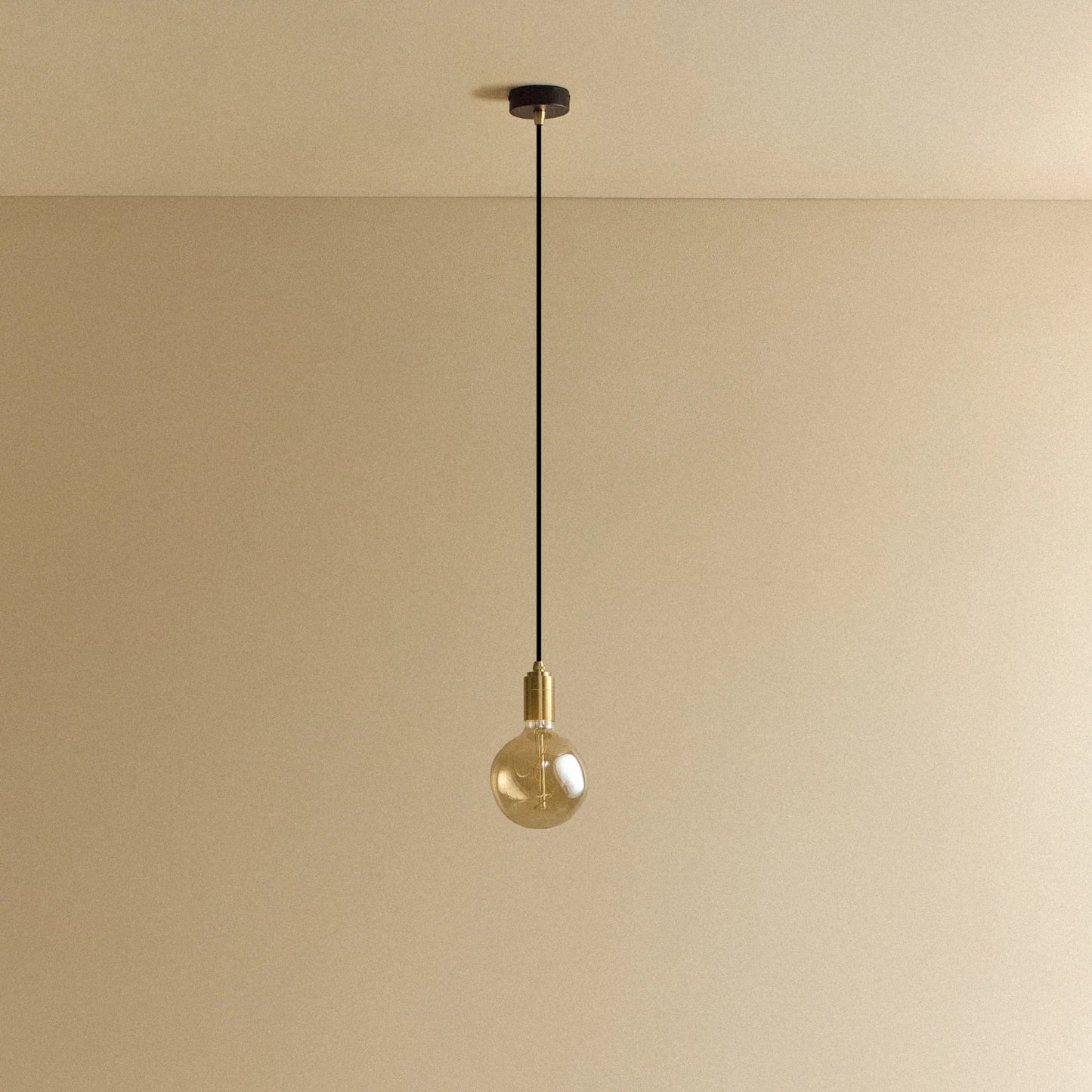 Voronoi I Pendant Light in Brass