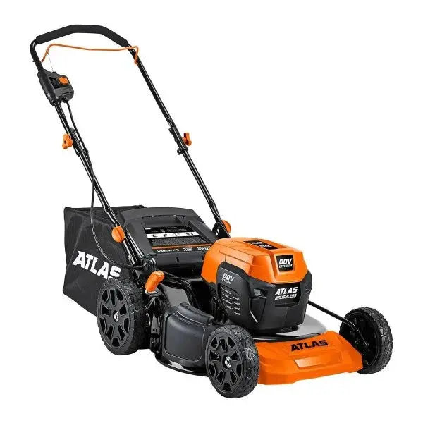 Atlas 80V Brushless 21-Inch Cordless Push Lawn Mower Tool-Only Model (No Battery or Charger)