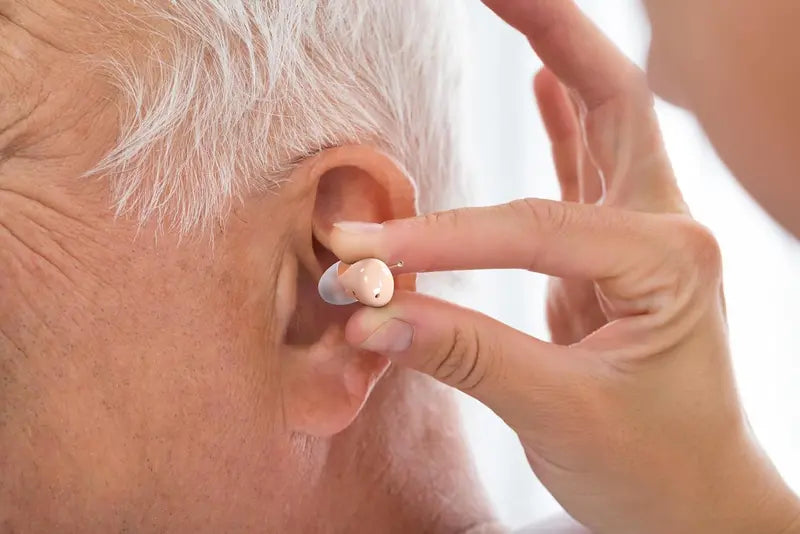 Audien ATOM PRO 2 Wireless Rechargeable Hearing Aid Nearly Invisible, All-Day Comfort Fit