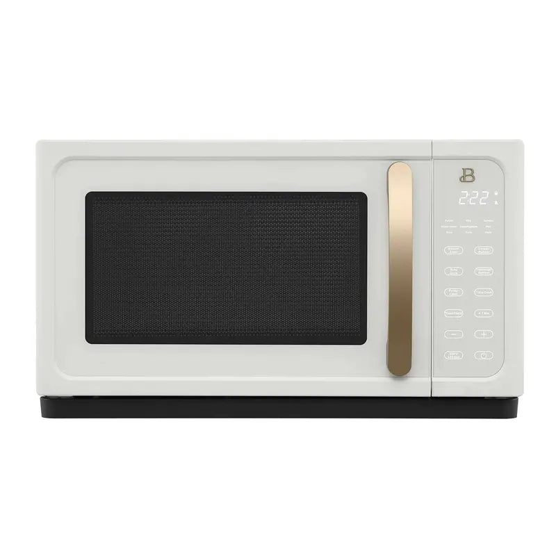 Drew Barrymore White Icing Microwave Oven 1.1-Cubic-Foot, 1000-Watt Sensor Cooking Model
