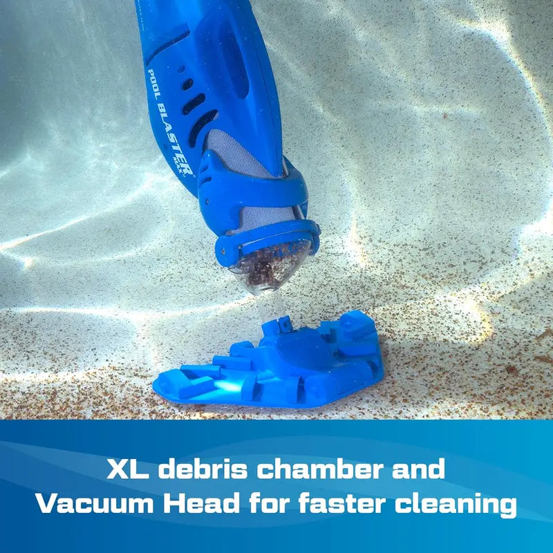 Cordless Handheld Pool Vacuum Rechargeable, High-Suction Cleaner for Inground & Above-Ground Pools