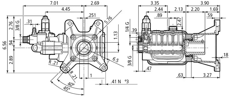 Annovi Reverberi RSV4G40HD-F40-EZ High-Performance Centrifugal Pump